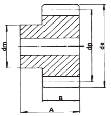 12DP Steel Imperial Gears