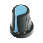 Blue knob for 6mm splined shafts