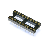 Turned pin 0.3" 20 pin IC socket
