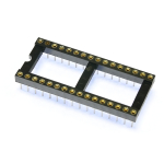 Turned pin 0.6" 32 pin IC socket